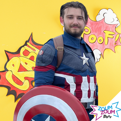 Fête Superhéro avec Cadeau Capitaine America  (Trois-Rivières)